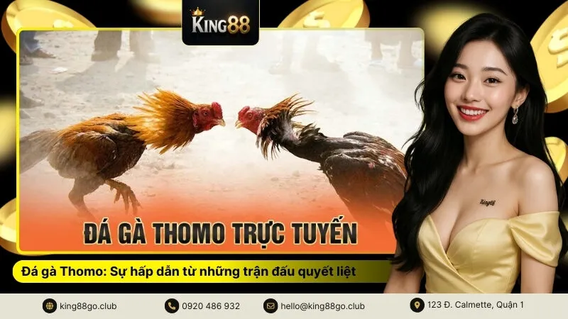 Đá gà Thomo Sự hấp dẫn từ những trận đấu quyết liệt