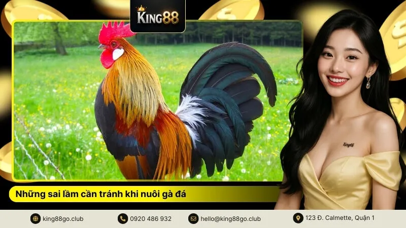 Những sai lầm cần tránh khi nuôi gà đá