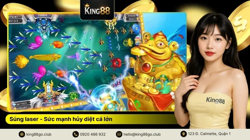 Súng laser - Sức mạnh hủy diệt cá lớn